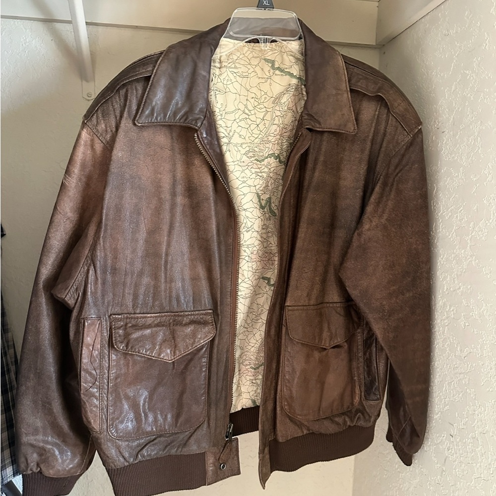 Brown Genuine Leather Jacket
